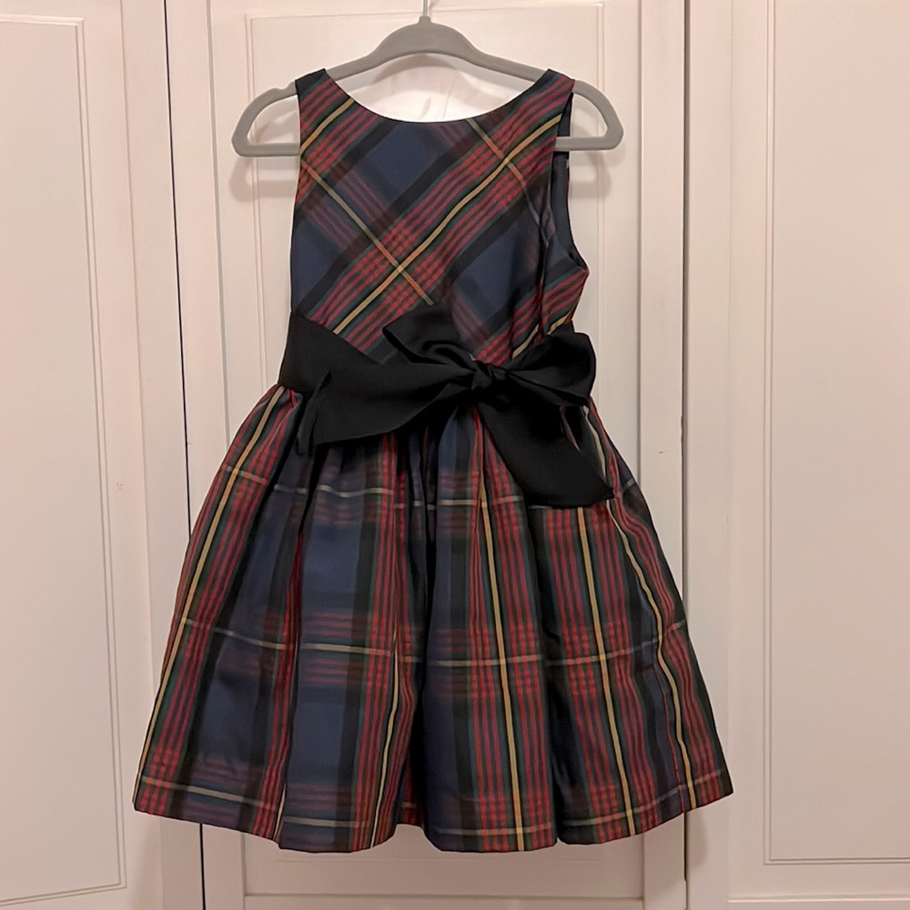 Ralph Lauren plaid fit and flair dress